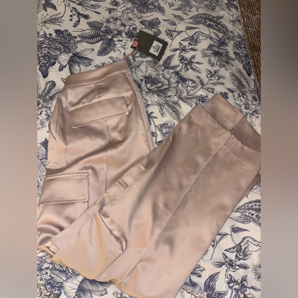 HOUSE of CB satin pants never worn